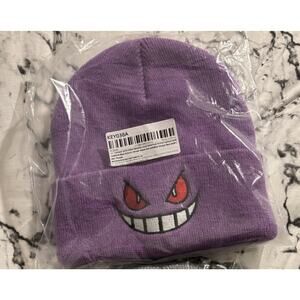Gengar Character Design Adult Size Purple Beanie Hat